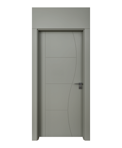 BY-257V Porte intérieure Laqué Vitrée